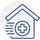 Homecare industry line icon